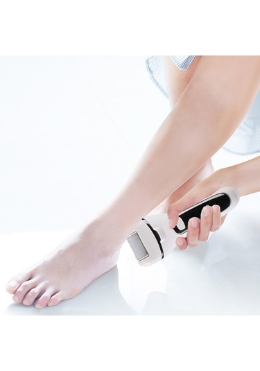 Moveevo Elektrikli Şarj Edilebilir Ayak Öğütücü Dijital Ekran Nasır Sökücü Ayak Pedikür Aletleri Seti Ölü Deriyi