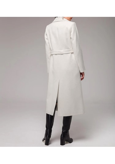 Tam Boy Kaşe Kaşmir Ekru Kaban 001