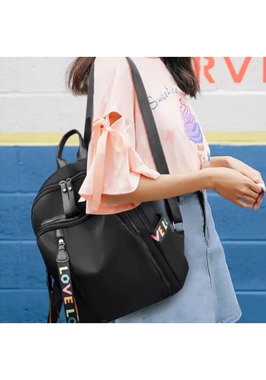 Şık Oxford Kumaş Sırt Çantası Büyük Kapasiteli Seyahat Çantası, Standart Çok Renkli