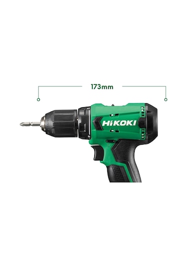 Hikoki DS18DA-5.0 18V/5.0Ah 50Nm Çift Akülü Şarjlı Darbesiz Matkap