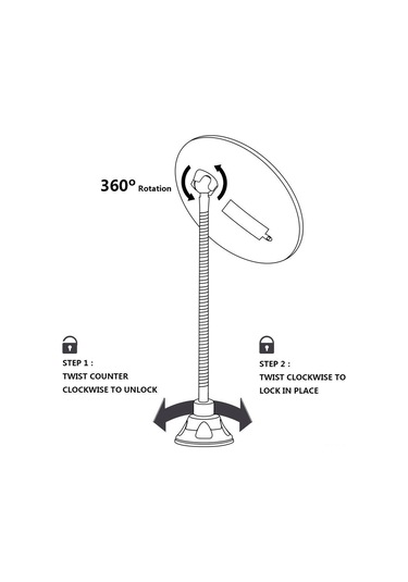 Yifomall Led Büyütmeli Aynalı Yaratıcı Banyo Makyaj Aynası, Emici Tabanlı, 10x Büyütme, Pil Gerekli