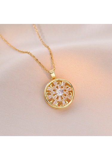 Bayan Kolye: Moda Estetiği Titanyum Çelik Kolye No.325 Çok REnkli