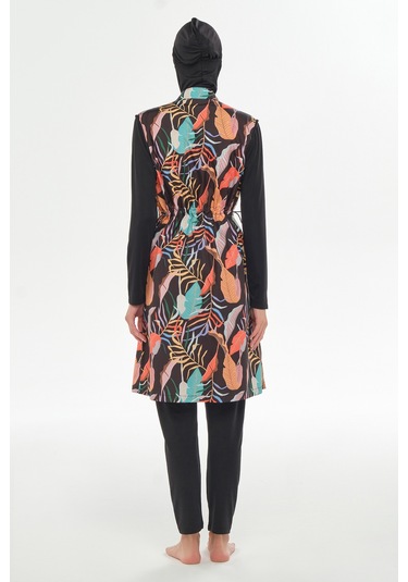 Tam Kapalı Tesettür Mayo 3302 Siyah Siyah