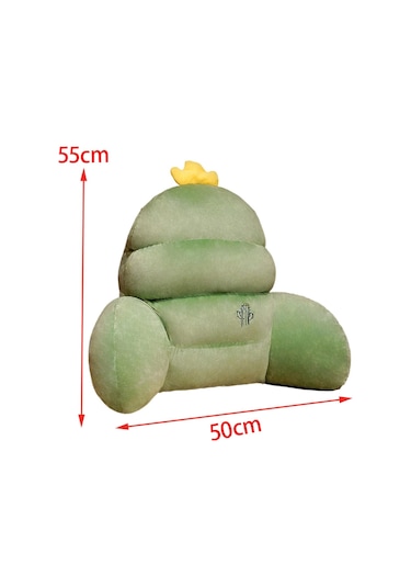 Suntek Magideal Sırt Yastığı Bel Rahat Yatak Yumuşak Dayanağı Yeşil