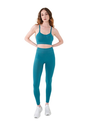 Musclecloth Nova Seamless Push-up Tayt Cool Blue