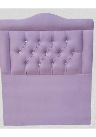 Bengi Ticaret Dk El Yapımı Tay Tüyü Kumaş Tek Kişilik Başlık Açık Mor 90