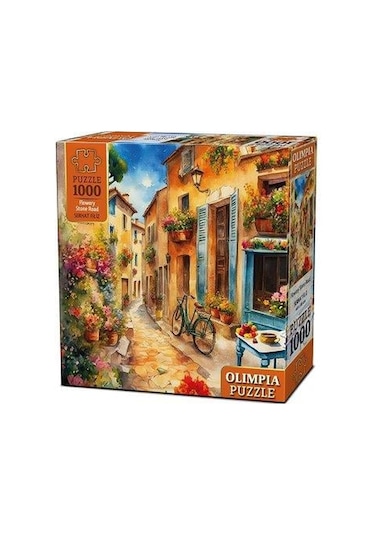 Flowery Stone Road Olimpia Puzzle 1000 Parça 15009