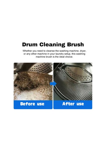 Kosona Beyaz Nilon Ev Aletleri Temizlik Fırçası - 600mm Uzun, Esnek, Verimli Temizleme - Çamaşır Makinesi, Kurutma Makinesi İçin Uygun