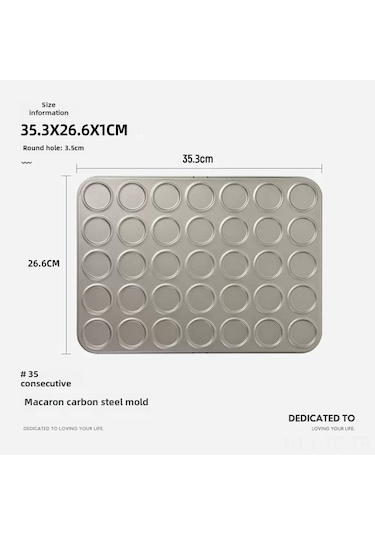 Skycity Evde Pasta Pişirme Aleti: 35'li Altın Kaplama Anti Yapışkan Kalıp, Kurabiye, Makaron Ve Kakao Gevrekleri İçin Altın