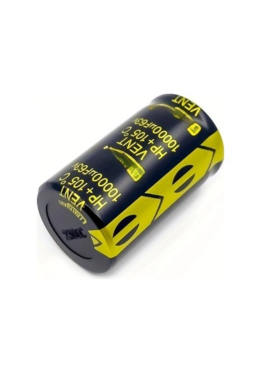 Meridiangoods 2 Adet 63v 10000uf Hoparlör Amplifikatör Ses Filtre Kondansatörü 30x50mm