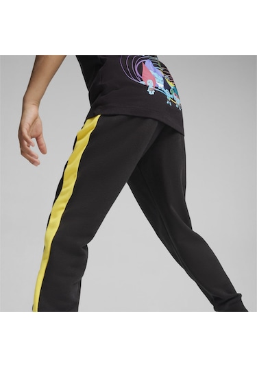 Puma X Trolls T7 Track Çocuk Siyah Eşofman Altı 62485501 001