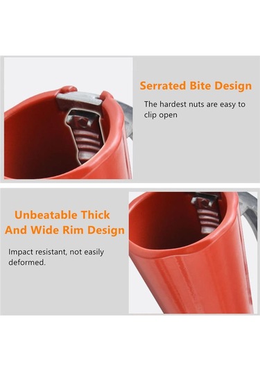 Huni Ceviz Kıracağı Mutfak Yeni Mutfak Aksesuarları Ceviz Açacağı Pense Ceviz Açmak İçin Alet Fındık Klipsi Ceviz Maşası Kabuk Soyucu Kırmızı