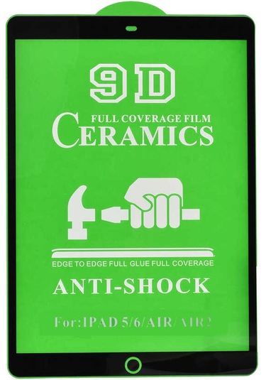 Butam Bilişim İpad 9.7 2018 6.nesil Uyumlu Btbm Tablet Seramik Ekran Koruyucu-siyah