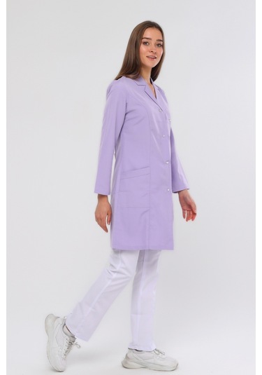 Uniprom Kadın İş Önlüğü Temizlik Görevlisi Hademe Aşçı Stajyer Lila