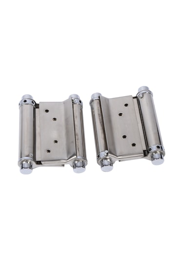 Springsun 3 İnç Çift Yönlü İç/dış Açılır Paslanmaz Çelik Yaylı Menteşe, Çift Paket, Ayar Laneti Ve Vida Dahil Diğer