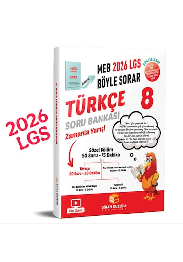 Sinan Kuzucu 8. Sınıf 2026 Lgs Meb Böyle Sorar Türkçe Soru