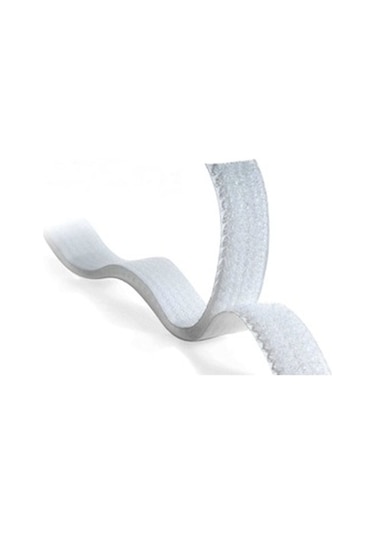 Beyaz Cırt Cırtlı Bant 5 Metre 2 Çift Taraflı 2 Cm