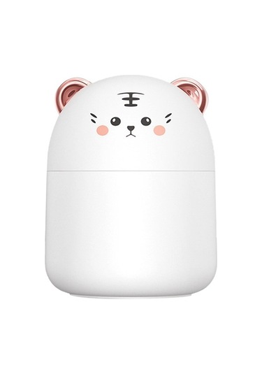 Agoodshop 250ml Mini Sevimli Pet Hava Temizleme Nemlendirici Ev Beyaz Için Atmosfer Işığı İle Hava Neml