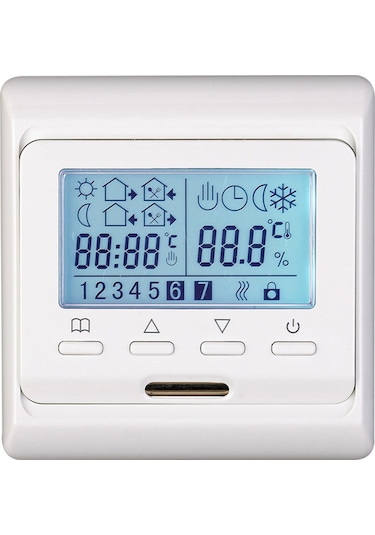 Vkemall 220/230V Lcd Programlanabilir Elektrikli Yerden Isıtma Termostat