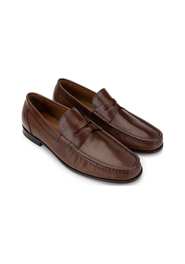 Tamer Tanca Erkek Hakiki Deri Taba Makosen Ayakkabı 1008 3345 Erk Ayk Sk24-25 Taba Gyk/taba Bfl Taba