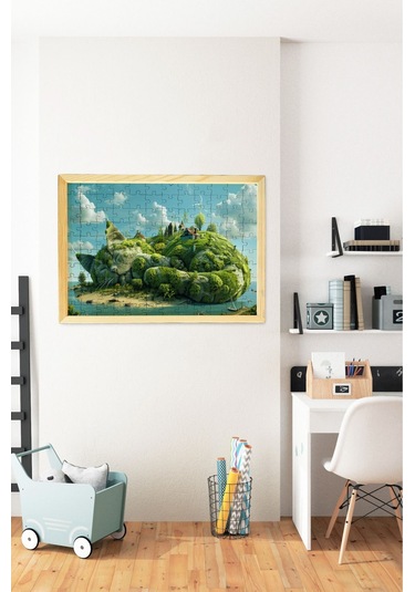 Ahşap Çerçeveli Puzzle - Tablo Hthp - 007 23 X 32 120 Parça