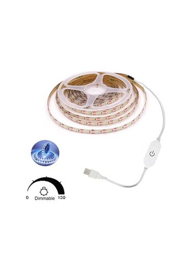 Barley1m/3m/5m Usb Led Şerit Işık 5v 30leds/m Tv Arka Aydınlatma Mutfak Dekorasyon Mavi 4 M