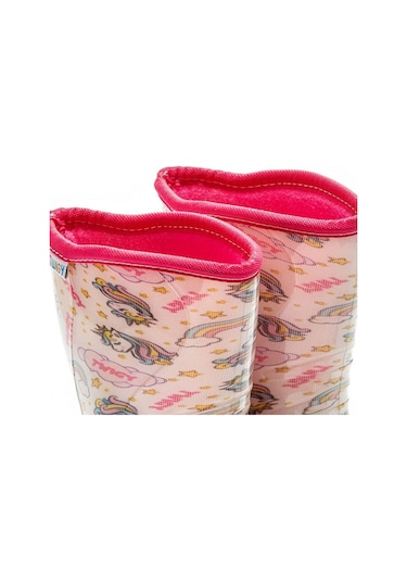 Twigy Nn0607 Yağmur Beyaz Çocuk Çizme Beyaz