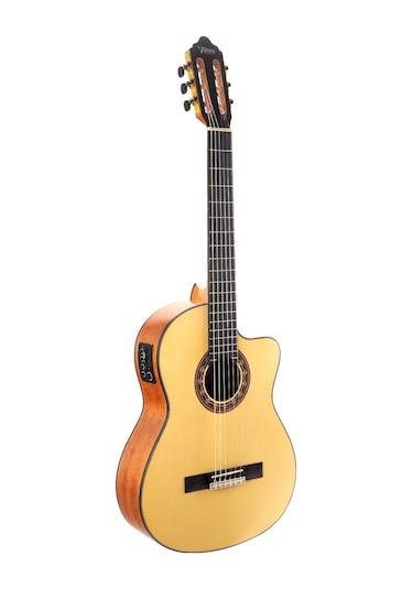 Valencia Vc304Ce Elektro Klasik Gitar Cutaway 4/4 Naturel Mat