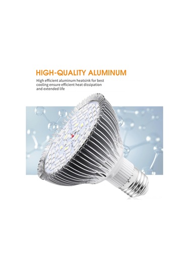 Yaozixa 78 Led Tam Spektrum Bitki Işığı, E27/e14 Alyuminyum Soğutma, Çiçek Ve Sukulent Geliştirme, Yıllık İç Mekan Aydınlatması Diğer