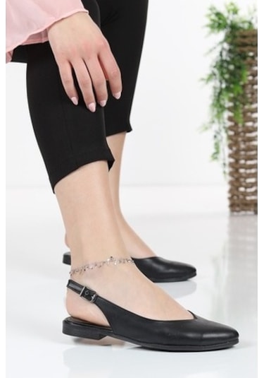 Kadın Misty Siyah Cilt Arkası Acık Sivri Burun Günlük Babet Siyah Kadın Misty Siyah Cilt Arkası Acık Sivri Burun Günlük Babet Siyah