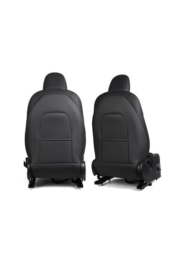 Tesla Model Y / Model 3 Ön Koltuk Arkasına Takılan Koruyucu Kaplama Sağ Ve Sol, 2 Adet Set Olarak,siyah Renk