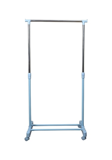 Tekerlekli Elbise Askılığı Çocuk Mavi