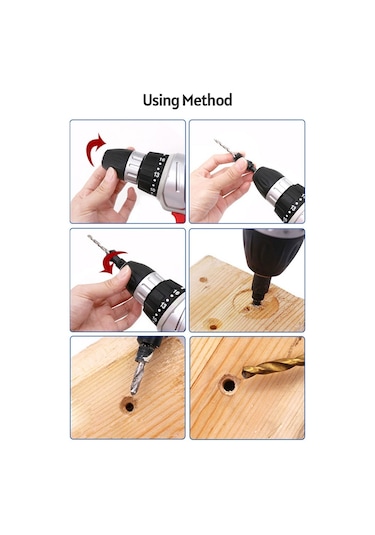 Hallow Ağaç İşleme Havşa Matkap Ucu Seti 5 Adet