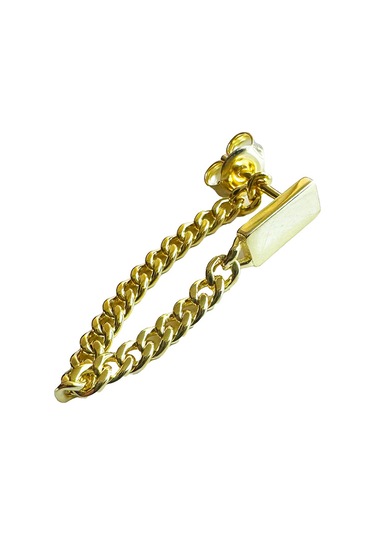 Masaliko Sallantılı 2 Yönlü Kullanılabilen Gümüş Küpe Ms3198, 925 Ayar Gümüş Altın