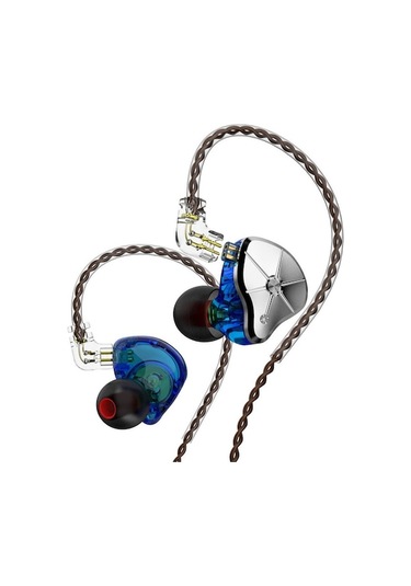 Çırtıklı-kablolu Kulaklık, Hifi Aşığı İçin Ağır Bass - Mavi