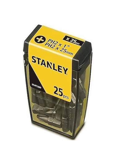 Stanley STHT726808L Ph2 Vidalama Uç Seti 25 Adet
