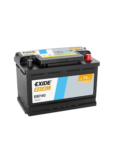 Exide Eb740 12v 74ah 680a Excell Standart Akü Üretim Tarihi:2025