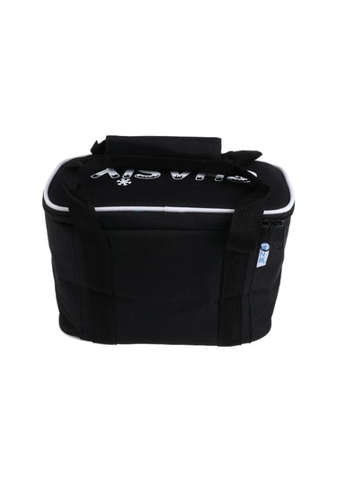 Homyl Yalıtımlı Öğle Yemeği Buz Torbası Tote Siyah Siyah