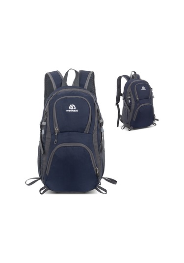 Weikani Açık Bisiklet Yürüyüş Sırt Çantası Suya Dayanıklı Seyahat Koyu Mavi Diğer