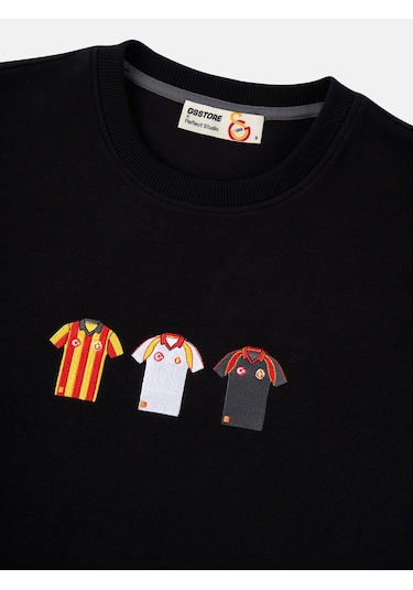 Gsstore X Reflect Studio Basic Yaka Forma Icon Sweatshirt E242402 Siyah