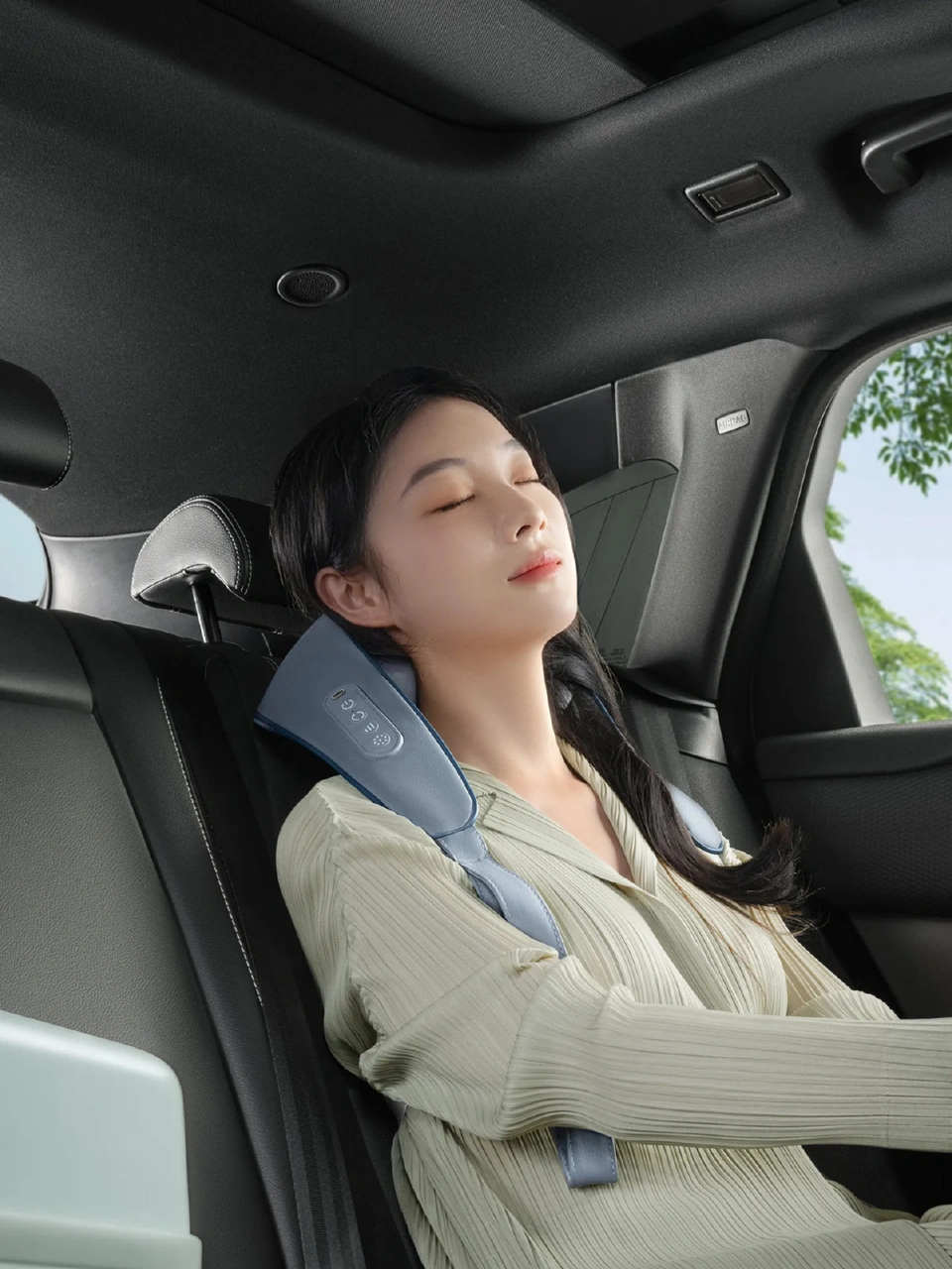 Auhma Amg31 Titreşimli Omuz Ve Boyun Masaj Aleti Isıtmalı 5d Masaj Başlığı Sessiz Güçlü Motor Gri