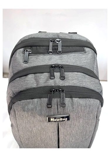 Newbag 15,6 İnç Laptop Sırt Çantası-okul Çantası Gri