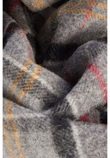 Barbour Unisex Tartan Yün Atkı (%100 Lambswool) Tn71 Modern Tarta 1-Tn71 Modern Tartan