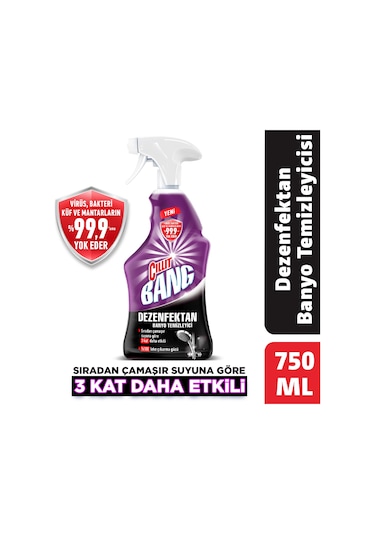 Cillit Bang Banyo + Mutfak Dezenfektan Sprey Temizleyici 2 x 750 ML