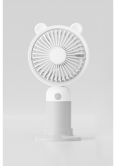 Taşınabililir Mini Usb Şarjlı 3 Kademeli El Masaüstü Vantilatör Fan Soğutucu Ym88216 Gri