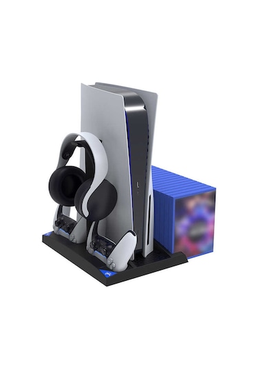 Ipega Pg P5013B Ps 5 Dualsense Şarj Istasyonu Ve Kulaklık Stan