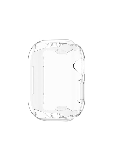 Apple Uyumlu Watch 44mm Uyumlu Şeffaf Silikon Kasa Ve Ekran Koruyucu