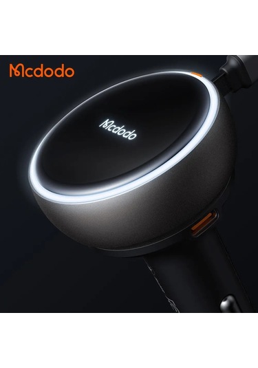 Mcdodo Cc-4850 80w Geri Çekilebilir Kablolu Hızlı Araç Çakmak Şarj Cihazı