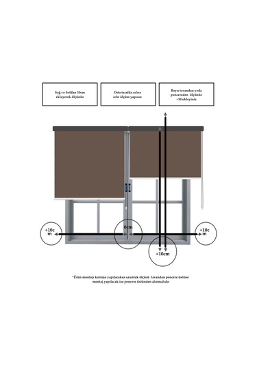 Br Perle Home Tatlı Kahve Rengi Düz Mekanize Stor Perde Yüksek Kalite Metropol Serisi Tatlı Kahve