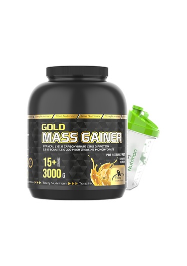 Torq Nutrition Gold Mass Gainer Karbonhidrat Tozu 3000 Gr - Muz